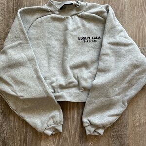 Essentials Fear of God Gray Sweatshirt